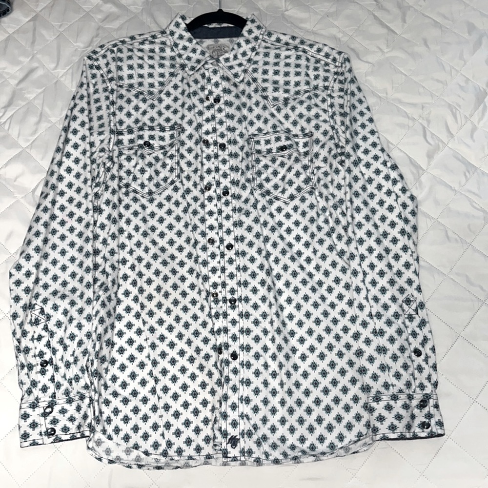 Moon shine spirit brand snap shirt